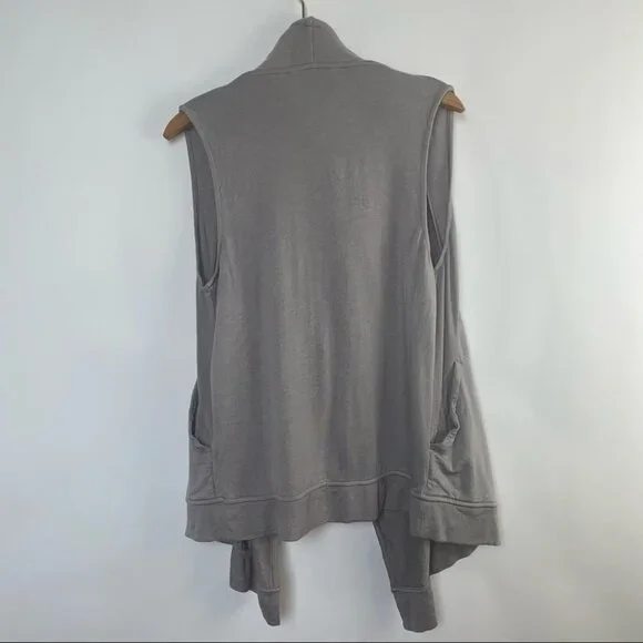 Athleta | Mindset Waterfall Modal Soft Drawstring‎ Vest - Picture 3 of 10